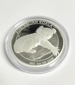 オーストラリア 銀貨 2012年 コアラ 5oz シルバー プルーフコイン