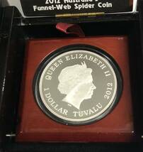 オーストラリア 銀貨 2012年 蜘蛛 SPIDER 1oz シルバー プルーフコイン_画像3