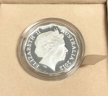 オーストラリア 銀貨 2012年 バレー AUSTRALIAN BALLET ５０周年 シルバー プルーフコイン 箱付き_画像3