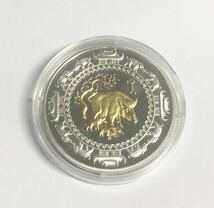モンゴル 500TOGROG 1oz 銀貨 2007年 シルバー ケース付き_画像2