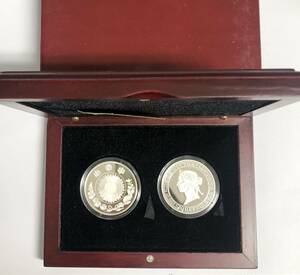 ザンビア 2002年 4000Kwacha 銀貨 セット シルバー プルーフ ANGLO-JAPANESE ALLIANCE 100YEARS SINCE