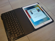 1円～【 iPad Air 2 [Wi-Fi＋Cellularモデル] シルバー Apple 】＋ [ロジクール　キーボード 一体型保護ケース] ＋保護フィルム_画像6