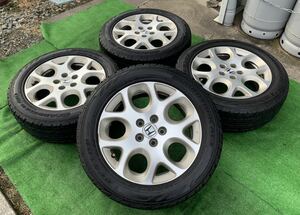 ホンダCR-V純正 17インチホイール& 215/60R17 DUNLOP ラジアルタイヤ4本セット★231212