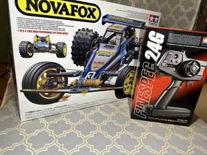 タミヤ 1/10電動 RC 2WD レーシング バギー ノバ フォックス &タミヤ　ファインスペック2.4G 電動RCドライブセット&おまけ２つ