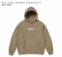 2023FW Supreme Box Logo Hooded Sweatshirt シュプリーム ボックス ロゴ パーカー 新品未使用 Lサイズ sand サンド_画像1