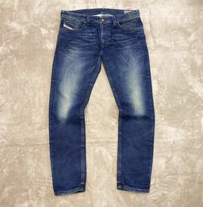 美品！￥36,300 DIESEL ディーゼル THAVAR WASH 0820S_STRETCH スリムスキニー ヴィンテージ加工 ストレッチデニム ジーンズ 濃紺 W36