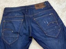 美品！￥25,920 G-STAR RAW ジースターロウ ARC 3D SLIM 立体裁断 ヴィンテージ加工 デニムパンツ/ジーンズ ミディアムエイジド W31_画像10