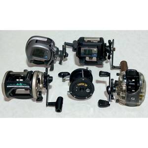 【DAIWA】TANASENSOR-S 300DX/X300 TANASENSOR SOKOKARA COUNTERⅡ【RYOBI】スーパーAD船70など★5個SET・ジャンク・中古現状品