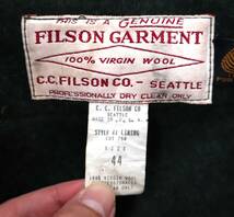 80～90年代 Filson フィルソン ティンクロス ワックスコットン ダブルマッキーノクルーザー オイルドジャケット インナー付　スタイル61_画像5