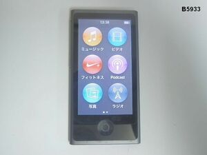 B5933R Apple iPod nano 第7世代 16GB A1446 動作品 初期化済