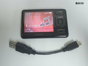 B6030R Creative ZEN デジタルオーディオプレーヤー 音楽/動画/ラジオ DVP-FL0001 8GB 再生ok