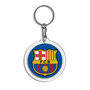 新品　キーホルダー　バルセロナ　サッカー Spain　La Liga キーチェーン　サッカー　キーリング　FCB