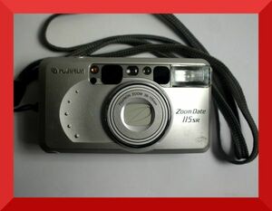 富士フィルム FUJIFILM ZOOM DATE 115SR コンパクトカメラ W544 通電OK