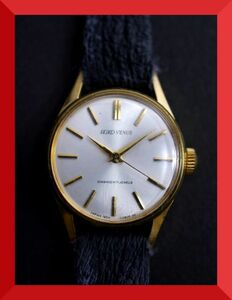 セイコー SEIKO ビーナス ヴィーナス VENUS 17石 手巻き 3針 1904-0010 女性用 レディース 腕時計 W455 稼働品