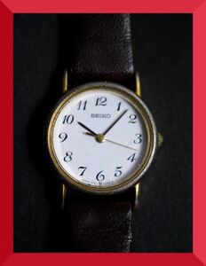 セイコー SEIKO クォーツ 3針 2P21-0A20 女性用 レディース 腕時計 W629