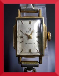 セイコー SEIKO 手巻き 15石 2針 5158 女性用 レディース 腕時計 W632 ジャンク