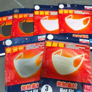 Hot Fit MASK 3枚入り×6セット　ホットフィットマスク　発熱素材