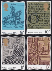 gb285 イギリス 1976 印刷の歴史 #794-7