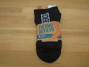  new goods limitation color DEELUXE THERMO SOCKS EVO + ( Deeluxe Thermo socks Evo plus ) M size BLACK