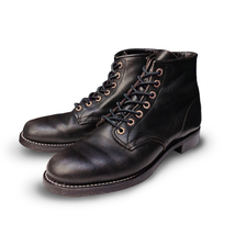 Round Leather Shoelaces/8.5・RED WING・シューレース・靴紐・革紐・ひも・ブーツ・ベックマン・ロガー・レースアップ・2218・エンジニア_画像3