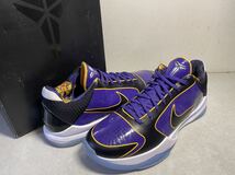 NIKE KOBE V PROTRO コービー 5 プロトロ LAKERS レイカーズ US10.5 国内正規 USED CD4991-500_画像1