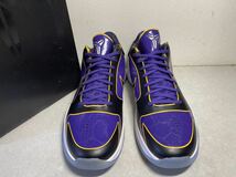 NIKE KOBE V PROTRO コービー 5 プロトロ LAKERS レイカーズ US10.5 国内正規 USED CD4991-500_画像2