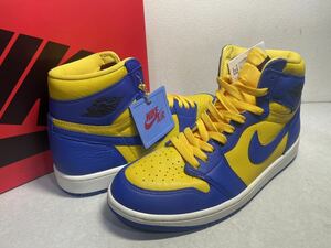 WMNS AIR JORDAN 1 RETRO HIGH OG Game Royal and Varsity Maize US10.5 未使用FD2596-700