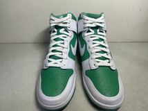 DUNK HIGH RETRO BTTYS ダンク ハイ レトロ GREEN WHITE US12 国内正規 未使用 DV0829-300_画像2