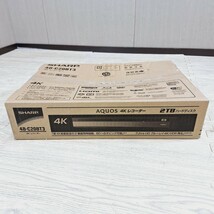 ★【売り切り】◆未開封品!!◆ SHARP シャープ AQUOS 4B-C20BT3 4Kレコーダー 同時録画 ブルーレイレコーダー 家電製品 生活用家電_画像1