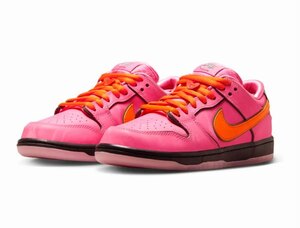 The Powerpuff Girls × Nike SB Dunk Low Pro QS Blossom FD2631-600パワーパフガールズ ナイキ ダンク ブロッサム SNKRS 購入 新品