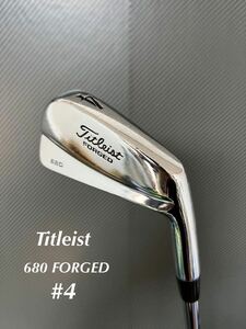 ☆希少☆ アダム・スコット 愛用 モデル Titleist 680 FORGED アイアン #4 名器 アイアン マッスルバック 本格 タイトリスト 4番 単品