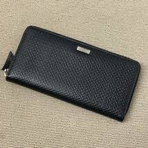 中古品 CalvinKlein カルバンクライン 長財布 ブラック CK _画像2