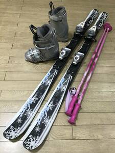 ☆★☆2023-24スタートセール！レディース４点セットN275 HART DIVA DL-1 150ｃｍ/ 靴GEN CARV5L 23.0-23.5ｃｍ/ POLE105ｃｍ