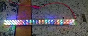 12V Rainbow 48 ream deco truck light truck and n blinking LED