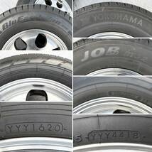 ★送料込★即決 PARAMOUNT タイヤ ホイール ガンメタポリッシュ 15×6J 6穴 139.7 +32 195/80R15 18・20年製 ハイエース 200 5399_画像9