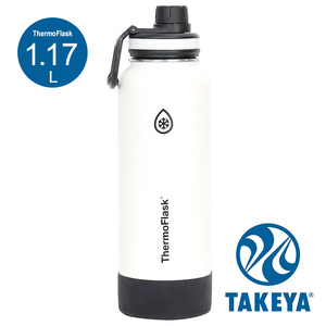新品 TAKEYA タケヤ サーモフラスク ThermoFlask 1.17L 水筒 ステンレスボトル サーモボトル 保冷 魔法瓶 すいとう アウトドア まほうびん