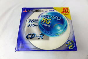 MITSUBISHI 三菱 CD-R 650MB 10枚 未使用品 スーパーアゾHG 即決