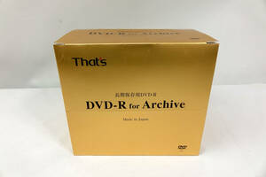 That's DVD-R for Archive * long time period preservation for unopened 10 sheets prompt decision 