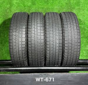 ブリヂストン　BLIZZAK VRX2　155/70R13 (75Q) 22年　スタッドレス　バリ目！　