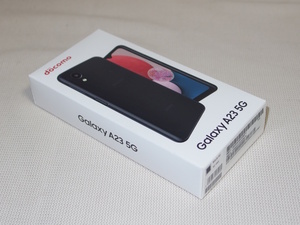 【未使用品】Galaxy A23 5G SC-56C Black docomo 3282