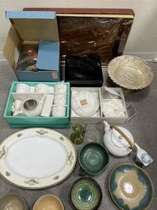 【SYC-1889YY】1円スタート 食器 雑貨など おまとめ 皿 カップ プレートなど HANAE MORI Noritake 詳細写真参照 中古 保管品