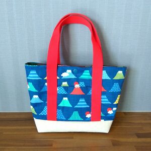 ミニトートバッグ　めでたい！カラフル富士山