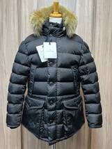 Lサイズ【未使用】MONCLER CLUNY クルーニー TG3　ブラック　黒色　正規品　◆定価37.4万円◆　人気ダウンジャケット_画像1