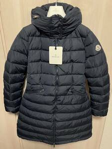 Lサイズ【未使用】MONCLER FLAMETTE TG3　ネイビー色　紺色　本物保証　◆定価29.8万円◆　大人気ロングコート