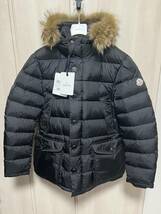 XLサイズ【未使用】MONCLER CLUNY クルーニー TG4　コヨーテファー ブラック色　黒色　正規品　◆定価37.4万円◆　人気ダウンジャケット_画像1