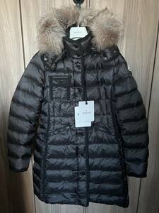 Mサイズ【未使用】MONCLER HERMIFUR エルミファー フォックスファー TG2　ブラック　黒色　本物保証　◆定価36万円◆　ダウンジャケット