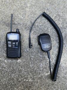 ICOM アイコム 特小無線 免許不要 無線機 トランシーバー IC-4110 動作確認済み 箱なしハンドマイク付き サバゲー イベント 1円スタート 