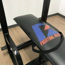 中古品 ベンチプレスセット FIGHTING ROAD ファイティングロード 約８０Kg 筋トレ 博多区 金の隈 直接引取り_画像8