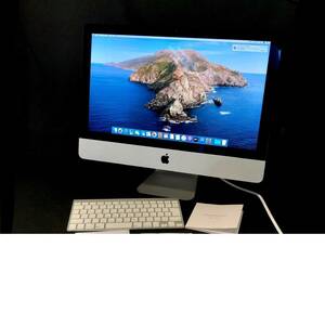 中古 iMac (21.5-inch, Late 2015) A1418 OS Catalina Core i5 メモリ16GB ワイヤレスキーボード A1314 一体型