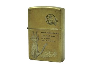 【ジャンク品】ZIPPO/ジッポー オイルライター 魔女の宅急便 ジジ 喫煙具 煙草/タバコグッズ (45281MT2)